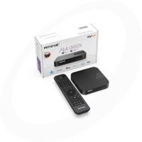 Amiko A14 Green plus Android 14 IPTV Media Speler