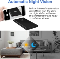 Spy camera powerbank met nachtvisie