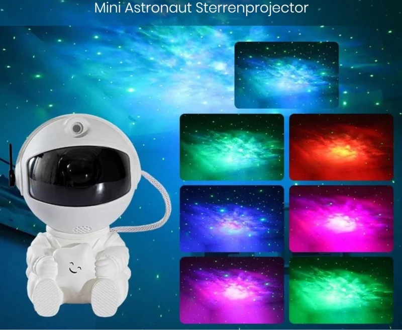 Astronaut sterrenhemel projector