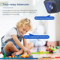 Vierkante Mini wifi camera met magneet