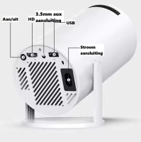 Mini beamer android 12  dual band wifi 260 ansi lumen